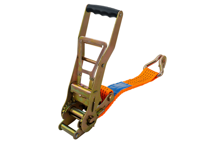 UNITRAILER ERGO 6m/50mm/5t oranje transportband met spaninrichting