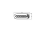 TruckLED L1873 LED-achterlicht met 4 functies, universeel
