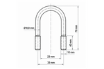 DROMET type B ovale klem M10 23×76mm