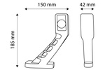 Set van twee TT TECHNOLOGY TT.12191 LED-markeringslampen, links + rechts, op een rubberen arm