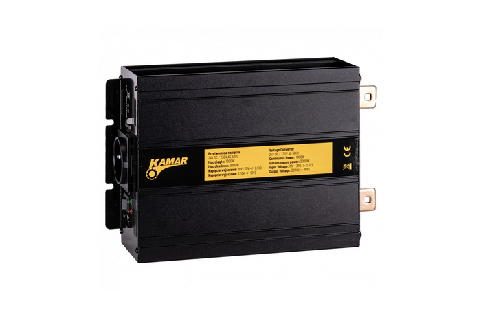 Spanningsomvormer 24V/230V (1000/2000W) KAMAR E1927