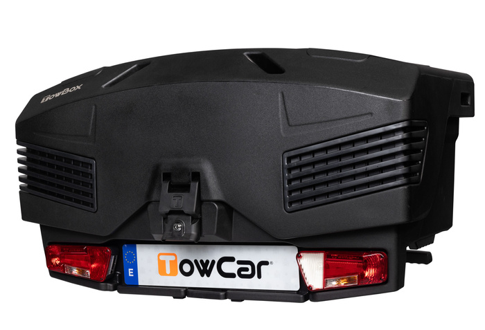Towbox EVO urban zwart - bagagedrager voor montage op de trekhaak