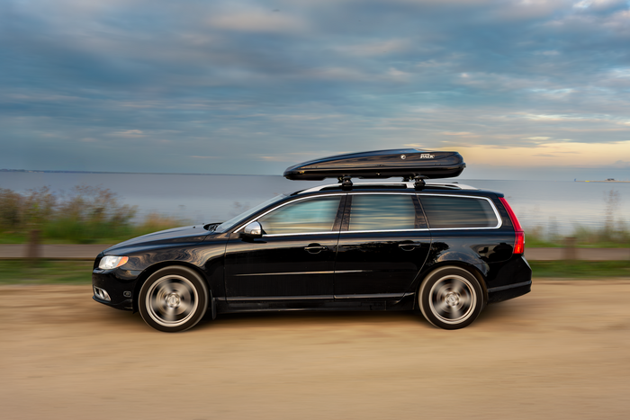 Inter Pack Zenith 8.6 dakkoffer, zwart metallic