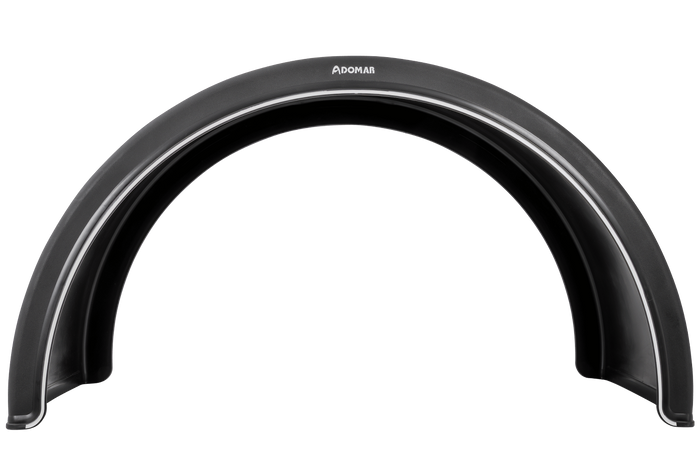 Dubbele spatbord voor aanhanger 20-24,5" DOMAR DK1685 wielkast 1340/670mm