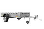 Autoaanhanger 264x125 UNITRAILER GARDEN 264 KIPP met H-0 frame en grijs deksel