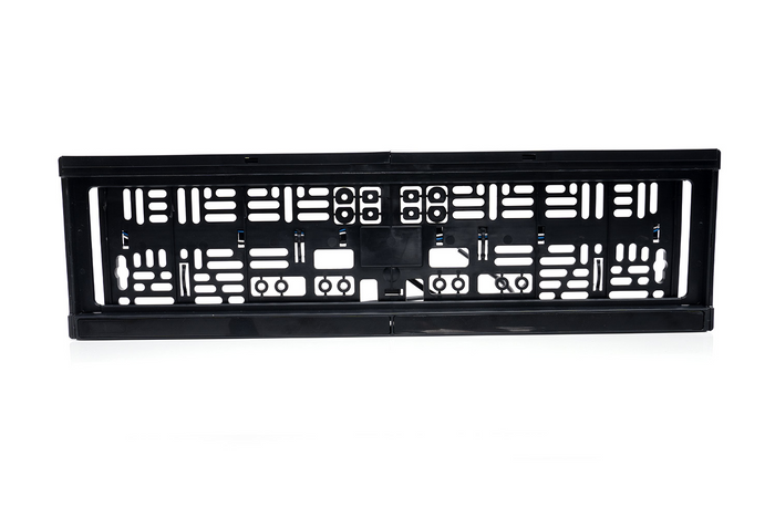 Kentekenplaathouder met LED-verlichting WAŚ W253 2100 12/24V kabel 2m