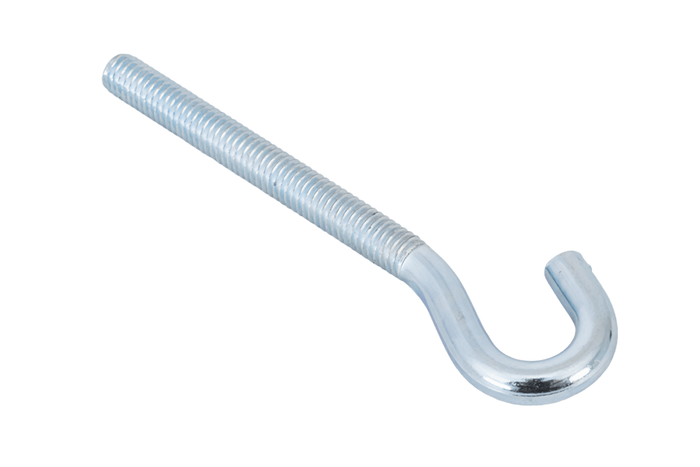 DROMET HZ M6x80 schroefhaak met open uiteinde (gebogen)