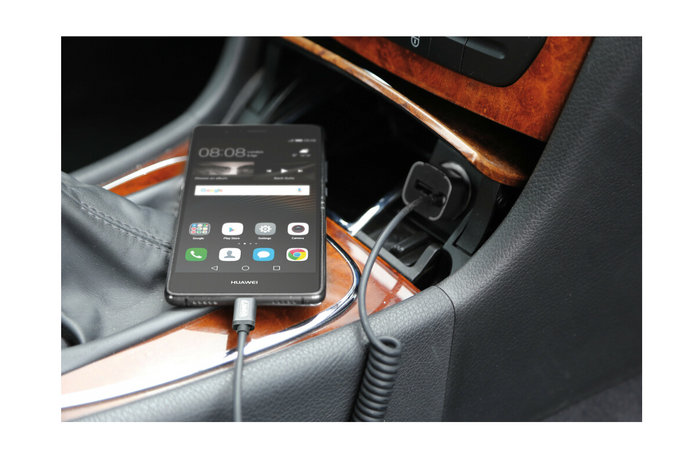 Autolader LAMP USB Type-C, sigarettenaansteker 12/24V