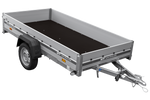 Aanhangwagen met aluminium zijwanden 264x125 Unitrailer Garden 264 KIPP ALU