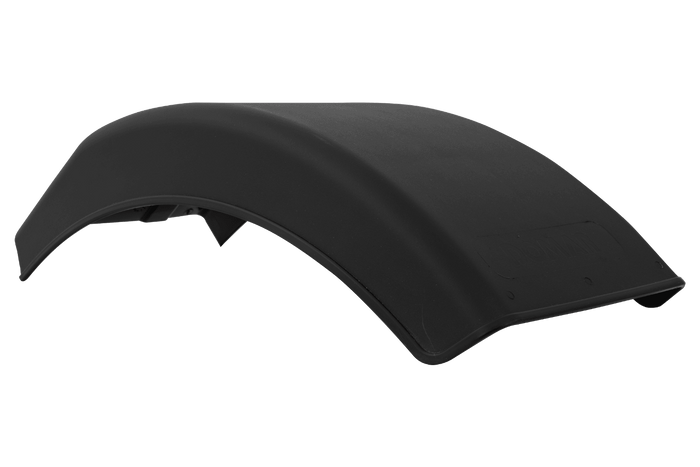 Half spatbord voor aanhanger DOMAR DR1012201 wielkast 384/200mm rechts