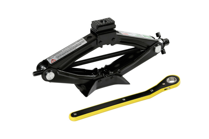 Trapeziumvormige krik met ratel LAMPA autokrik 1T