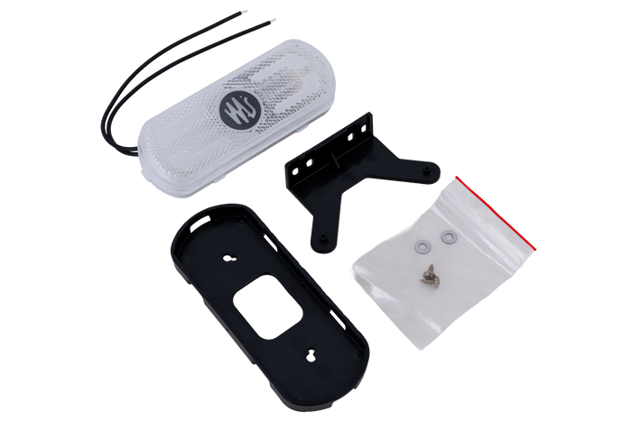 WAŚ W240 1600 LED witte universele markeringslamp met houder