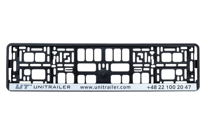 UNITRAILER kentekenplaatframe