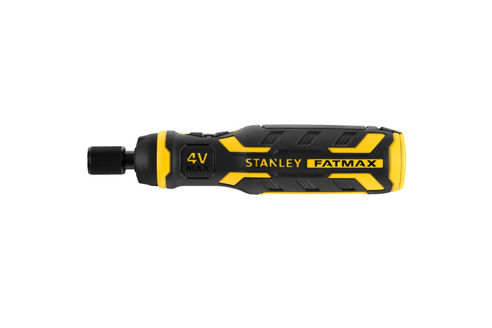 STANLEY 4V schroevendraaier met accu, oplader en bits 