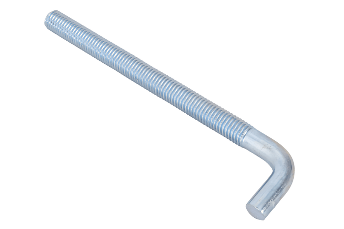 DROMET HP M10x140 schroefhaak met een L-vormige uiteinde (recht)