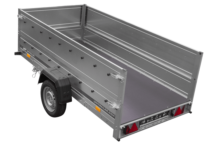 Lichte aanhangwagen 264x125 UNITRAILER GARDEN 264 KIPP met BIS zijwanden