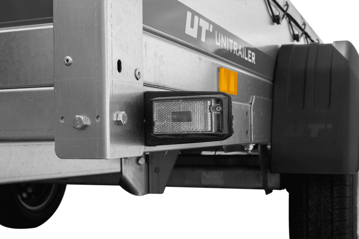 Lichte aanhangwagen 264x125 UNITRAILER GARDEN 264 KIPP met grijze kap