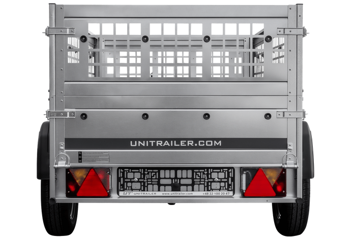 Lichte transport aanhangwagen Unitrailer GARDEN TRAILER 200 KIPP (NEW) met neuswiel en loofrekken. 