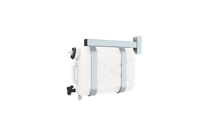LOKHEN STARK 25l watertank met frame voor busaanhanger met zeepdispenser