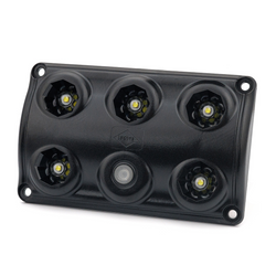 HORPOL LWD2153/CZ LED 900lm zwarte interieur autolamp met schakelaar