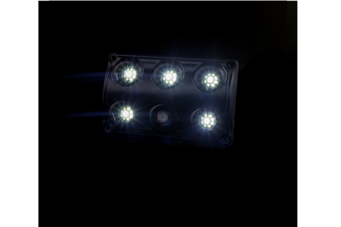 HORPOL LWD2153/CZ LED 900lm zwarte interieur autolamp met schakelaar