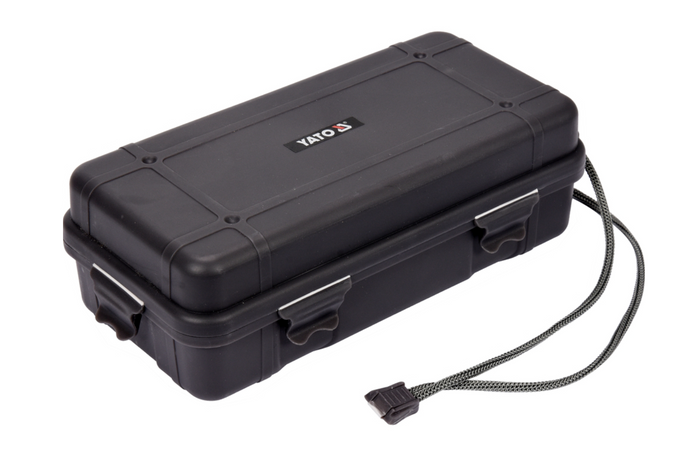 YATO YT-085609 LED 900lm multifunctionele zaklamp, powerbank, flesopener, noodhamer