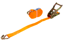 UNITRAILER 6m/25mm/1t oranje transportband met spaninrichting