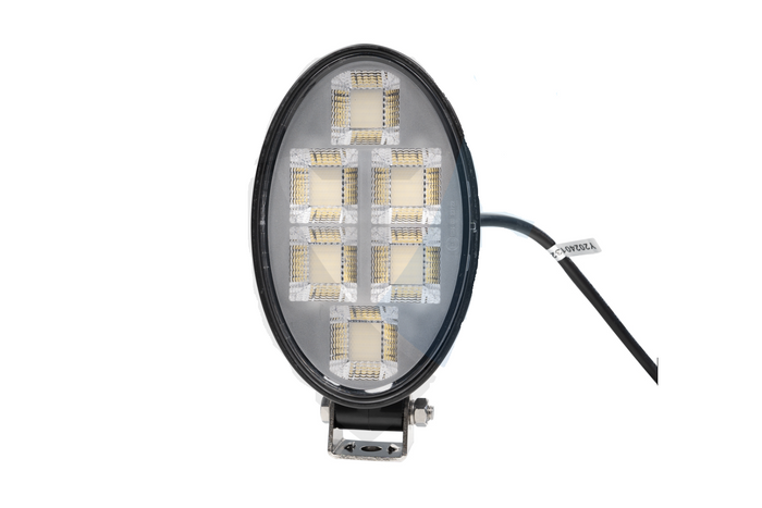 LED-werklampreflector TT TECHNOLOGY ZWART TT.13415 150xLED 8200lm ovaal