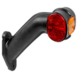 ASPÖCK SUPERPOINT II rechter markeringslamp op een rubberen arm met zijkabel