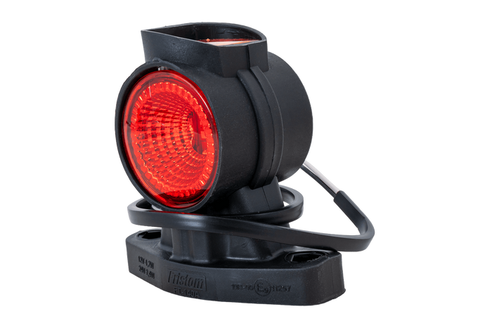 FRISTOM FT-140A LED rechter markeringslamp op een rubberen arm