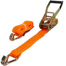 UNITRAILER 3m/50mm/5t oranje transportband met spaninrichting