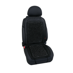 Evoluzione zwart houten kralenkussen