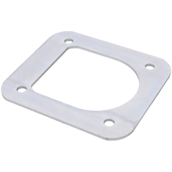 STEELPRESS PW-01 montageplaat, vloerhouderring, verstevigingsplaat voor het vastzetten van de aanhangerlading