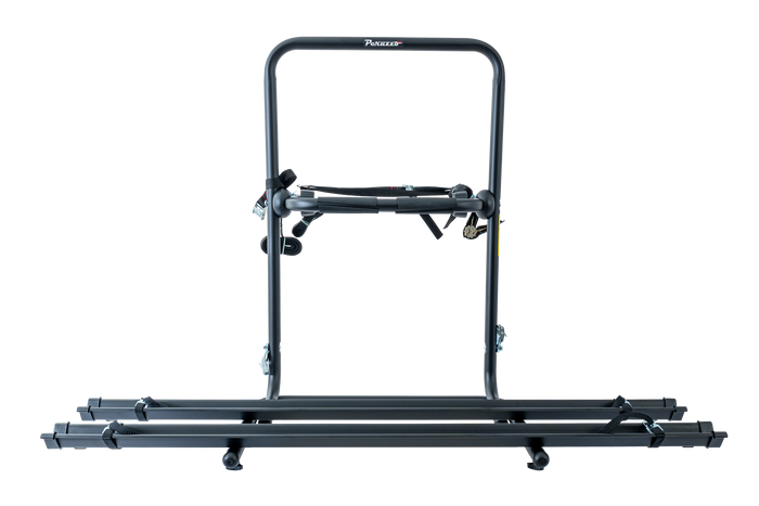 Fietsendrager reservewielhouder Peruzzo Brennero 4x4 - voor 2 fietsen met montagerails (zwart)