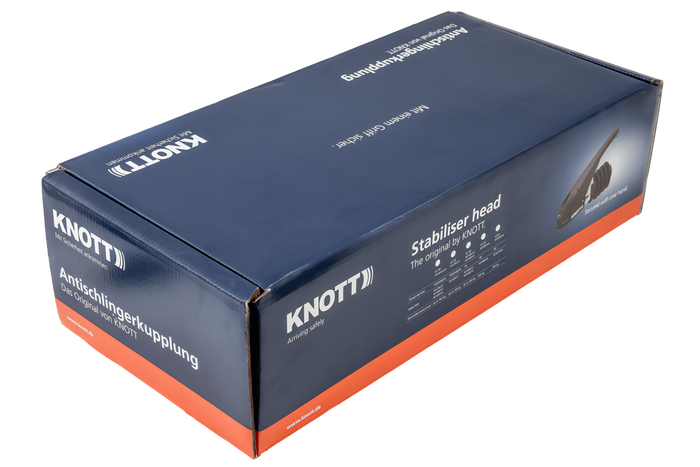KNOTT KS30 kogelkoppeling met stabilisator  3000kg voor aanhanger met 50mm buisdissel
