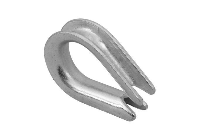 DROMET KU.6 touwkous, stalen klos, 6mm