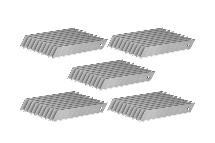 STANLEY afbreekmesjes 18mm, vervangbare mesjes 100 stuks