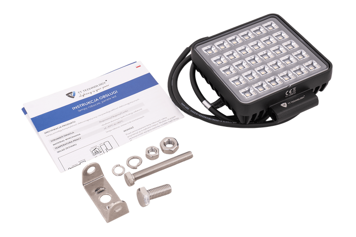 LED-werklamp met reflector TT TECHNOLOGY TT.13308-W 30xLED 2400lm met schakelaar