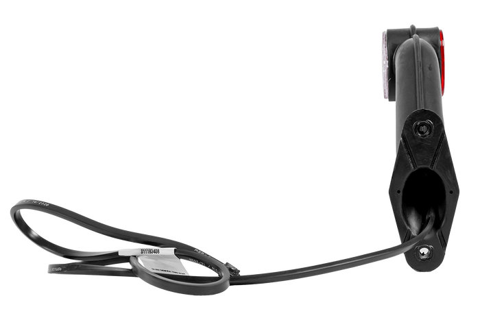 ASPÖCK SUPERPOINT II rechter markeringslamp op een rubberen arm met zijkabel