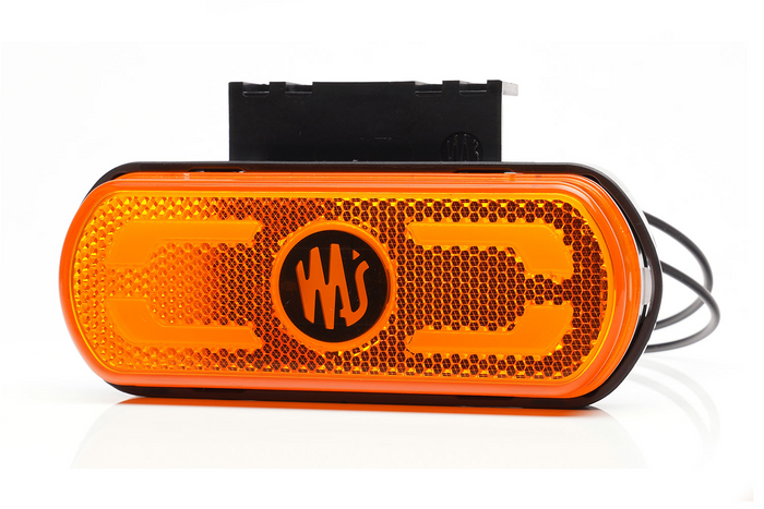 WAŚ W240 1598 LED-markeringslamp, oranje, universeel, met houder