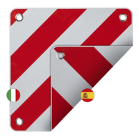 ProPlus 361234V01 waarschuwingsbord voor achterzijde, dubbelzijdig, 50x50 cm