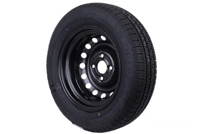 OUTLET Aanhangwagenwiel BAND WANDA 155/70 R13 79N VELG AANHANGWAGEN BOVENKANT 4Jx13"H2 4x100 ET:30