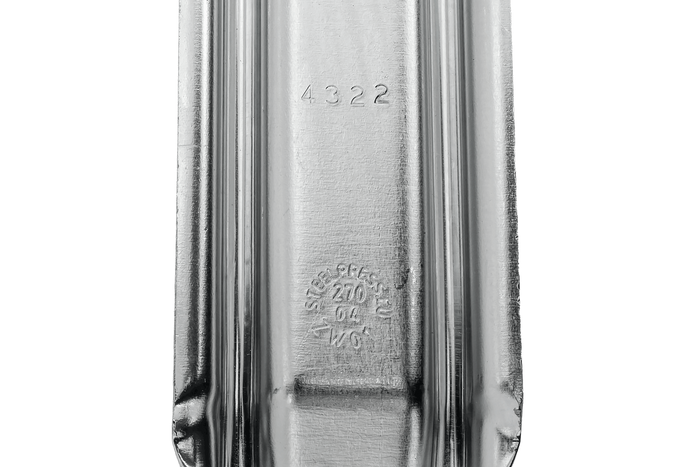 Zijscharnier met handgreep STEELPRESS ZW-01.270A+UZ-01B complete aanhangerzijmontage