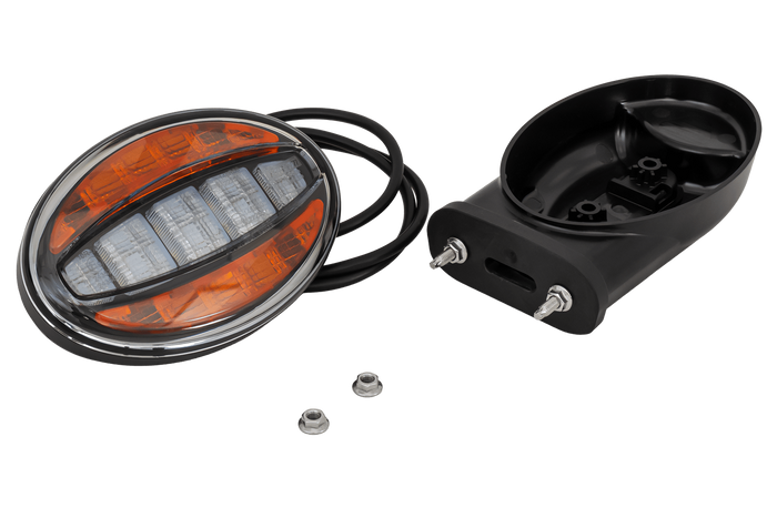 FRISTOM FT-356 LED universele voorlicht met lamphouder voor zijmontage