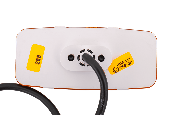 HORPOL LD 2765 LED-markeringslamp, oranje, universeel, met houder