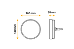 TT TECHNOLOGY TT.12559 LED achterlicht, 3 functies, links