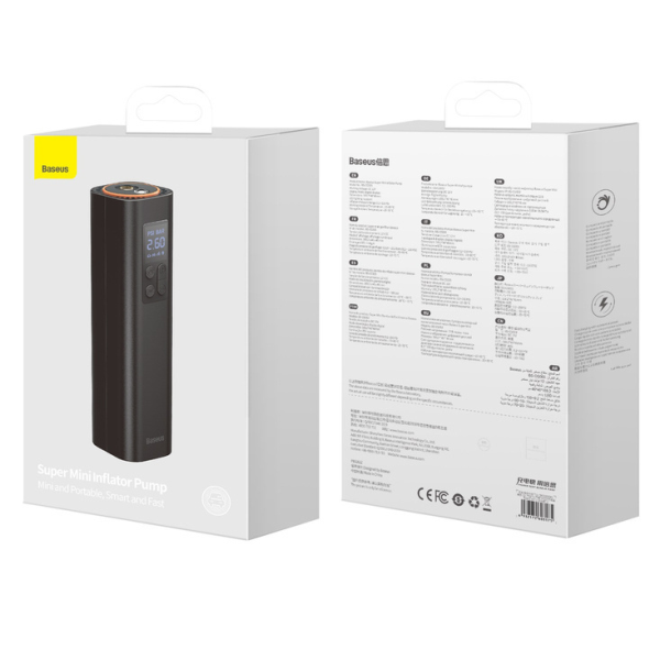 Minicompressor BASEUS Mini Inflator Pump universele autolader 12V