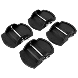 Set van vier KNOTT aanhangerstabilisatorsteunen 18x14x4,5 cm