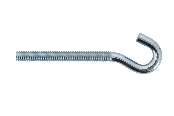 DROMET HZ M6x80 schroefhaak met open uiteinde (gebogen)