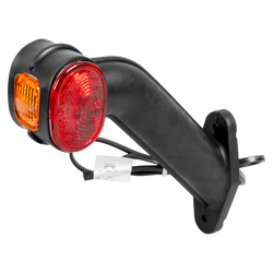 ASPÖCK SUPERPOINT II linker markeringslamp op een rubberen arm met zijkabel